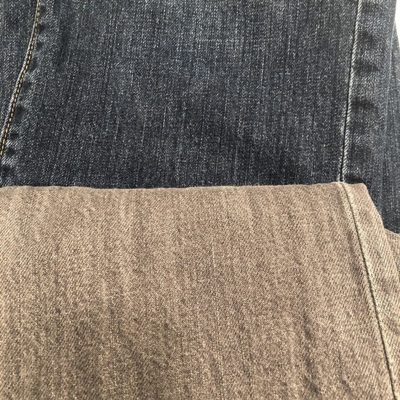 Lands' End Canvas Jeans Men's Grey Slim Fit  W 34  L 32 1963 Distressed Denim - Picture 15 of 15